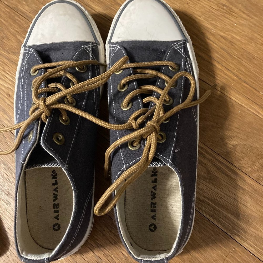 Blue sneakers